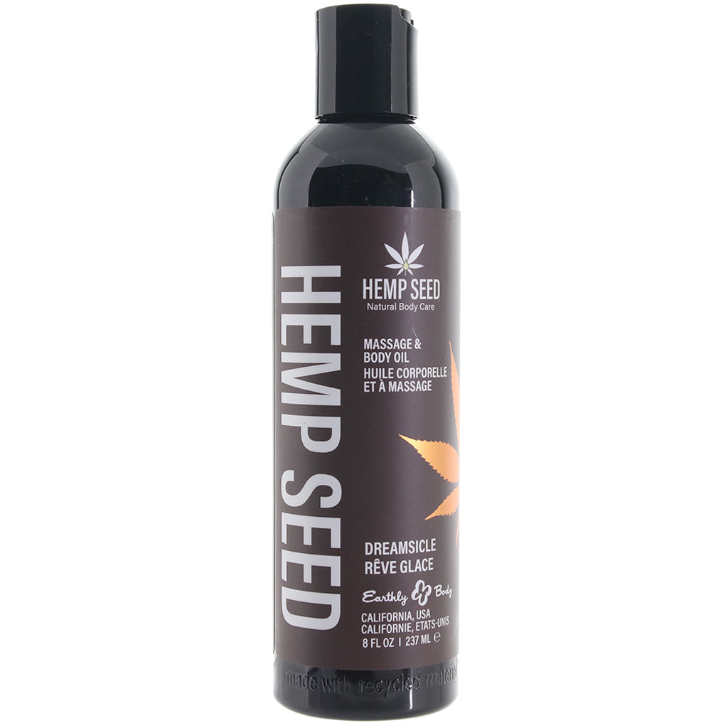 Dreamsicle Hemp Seed Massage and Body Oil Tangerine and Plum Scented 237 ml > Essentials > Massage Oil