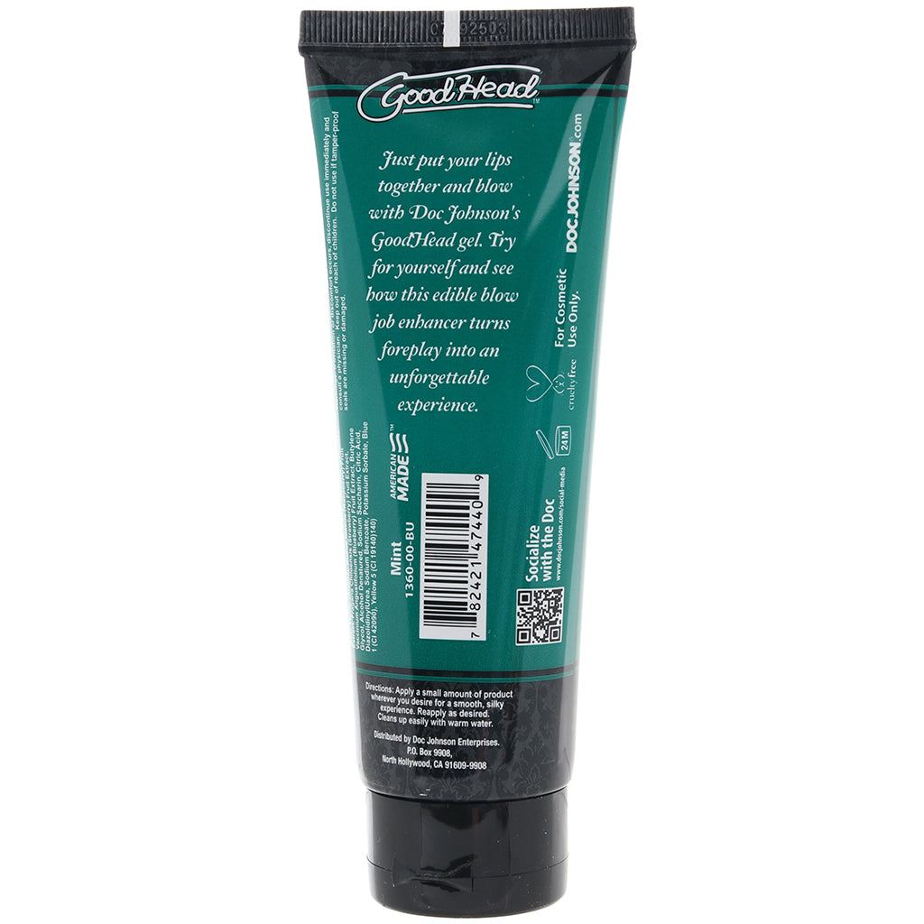 GoodHead Gel Mystical Mint Oral Delight Gel 4oz > Lube > Oral Gels & Sprays