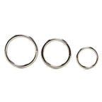 Metal C Ring Set – Slim Metal Cock and Ball Rings Set 1 1/4 inch - 2 Inch > Cock Ring > Metal