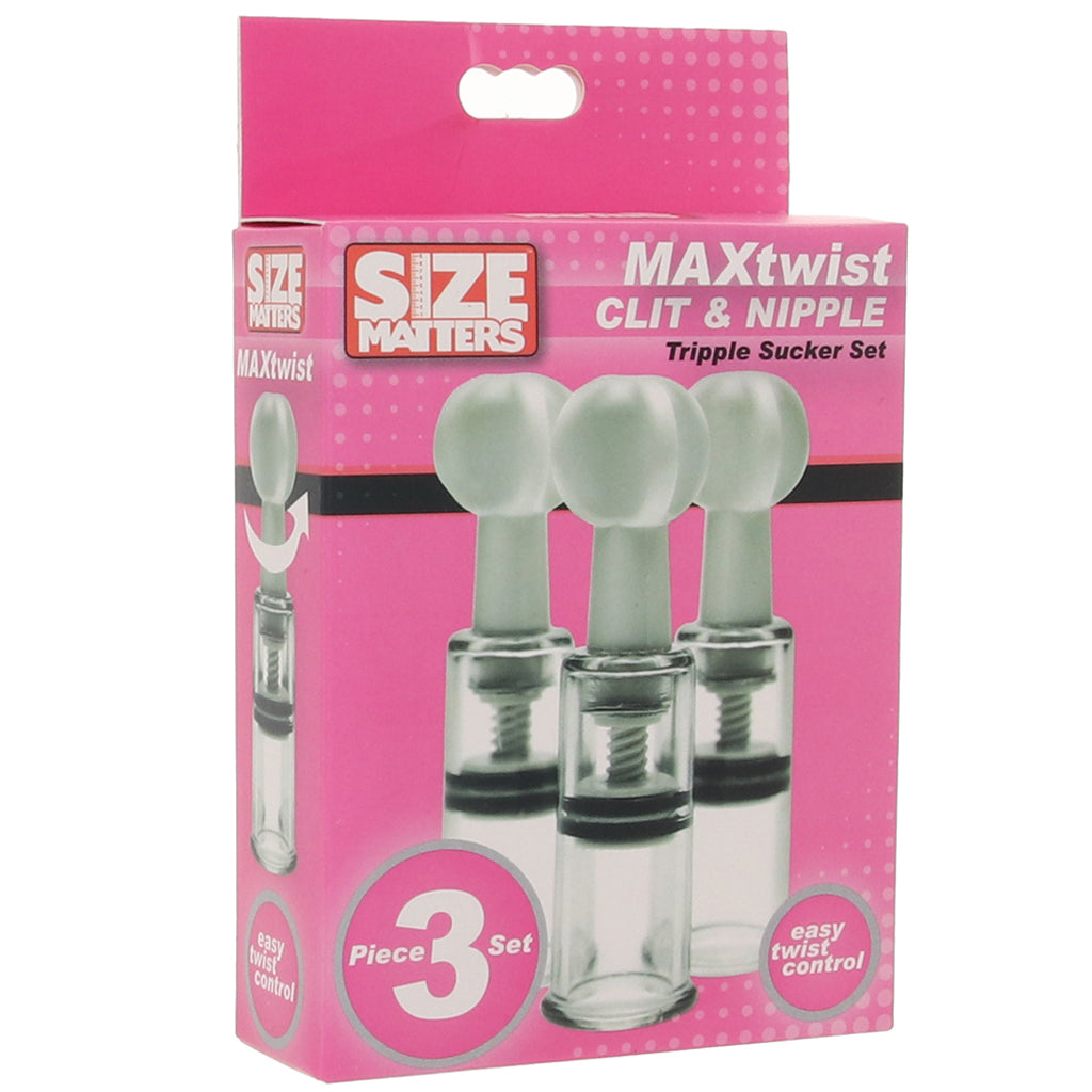 Size Matters Max Twist Clit And Nipple Suction Mini Set > Sex Toys > Nipple Suckers
