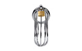 Metal Adult Toys Silver Silver Metal Birdcage Cock Cage 6975325858374