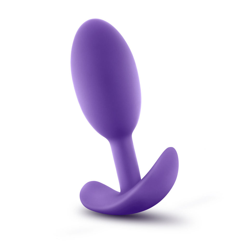 Luxe Wearable Vibra Slim Plug Medium – Silent Vibrating Anal Plug Purple Medium > Anal Range > Vibrating Butt Plugs