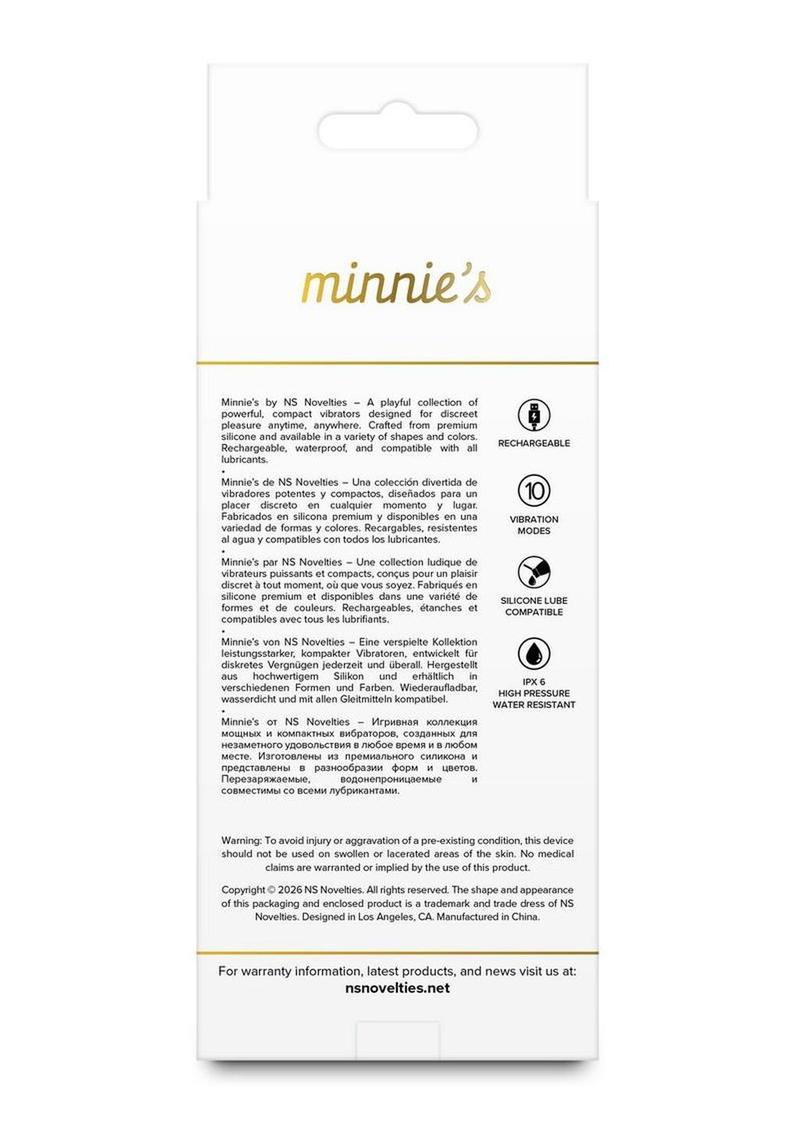 Minnie's Dot Rechargeable Silicone Bullet Vibrator – 3 Speeds 7 Functions > Vibrators > Mini Vibrators