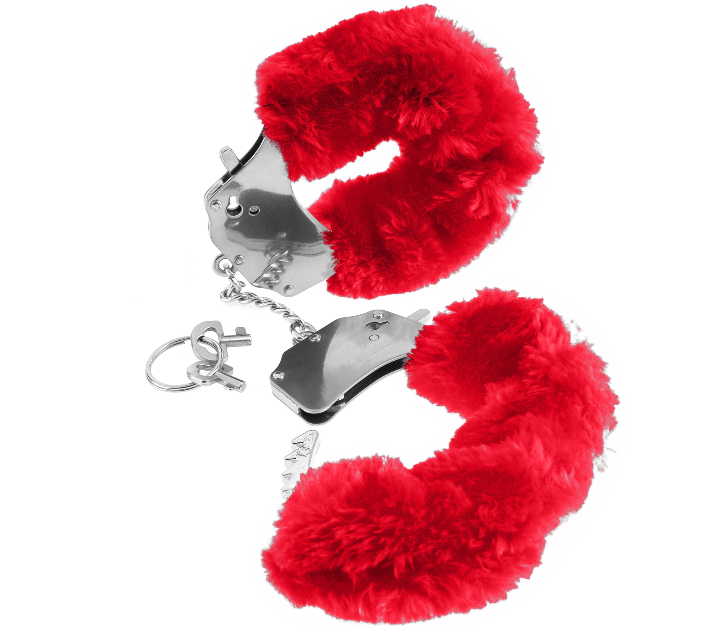 Fetish Fantasy Series Black Furry Handcuffs with Locking Mechanism Secondary image