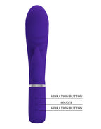 Prescott Super Soft Purple Silicone Rabbit Vibrator > Vibrators > Ladies > Rabbit