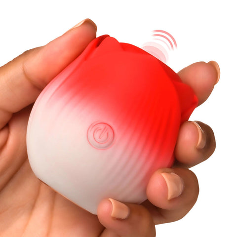 Pulsing Petals Throbbing Rose Wireless Clitoral Stimulator Pink Suction Stimulator