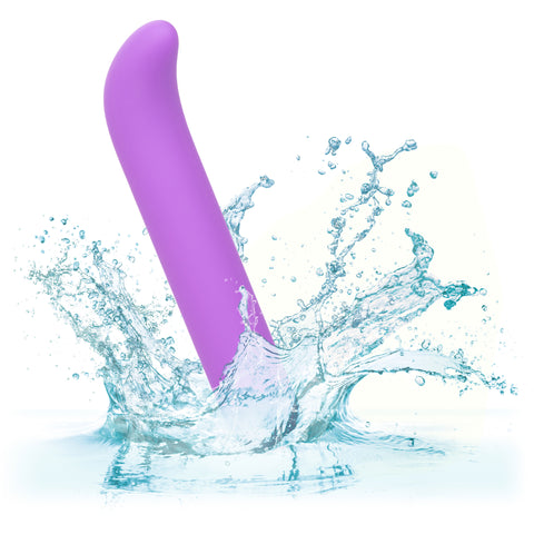 Bliss Liquid Silicone Mini G Vibe Purple USB Rechargeable 10 Speeds BULLETS