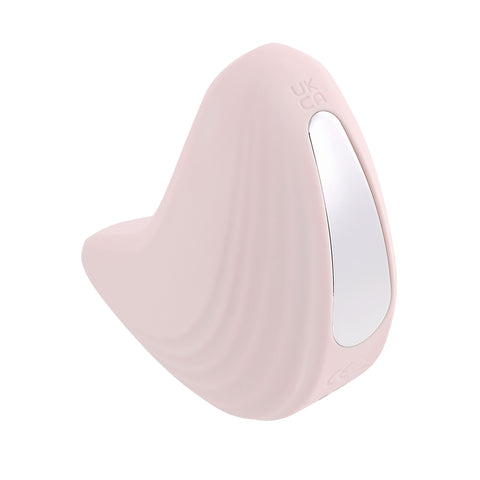 Playboy Pleasure Palm Vibrator In Soft Light Pink Silicone