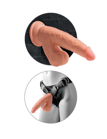 King Cock Plus Triple Density (Tan) – Realistic Dildo Dongs Realistic