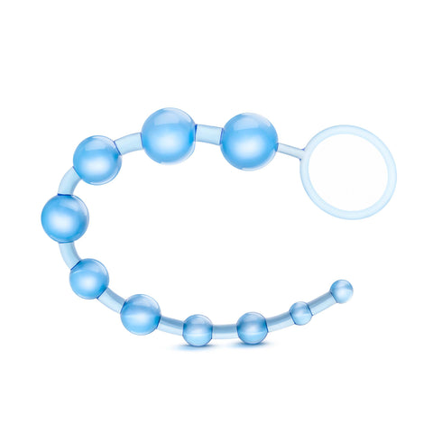 B Yours Basic Beads Blue 10 Gradual Beads for Pleasure > Anal Range > Anal Beads