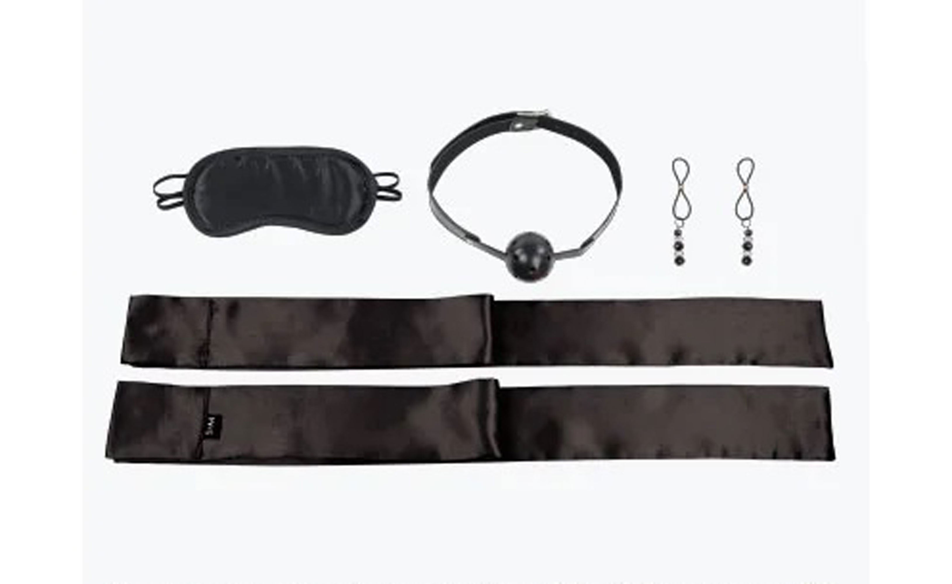 Shadow Secrets Erotic Kit With Blindfold Restraints And Gag > Bondage Gear > Bondage Kits