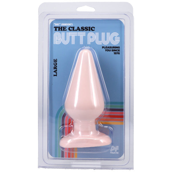 Doc Johnson 6 Inch Large Butt Plug PVC Body Safe Beginner Intimacy Toy > Anal Range > Butt Plugs