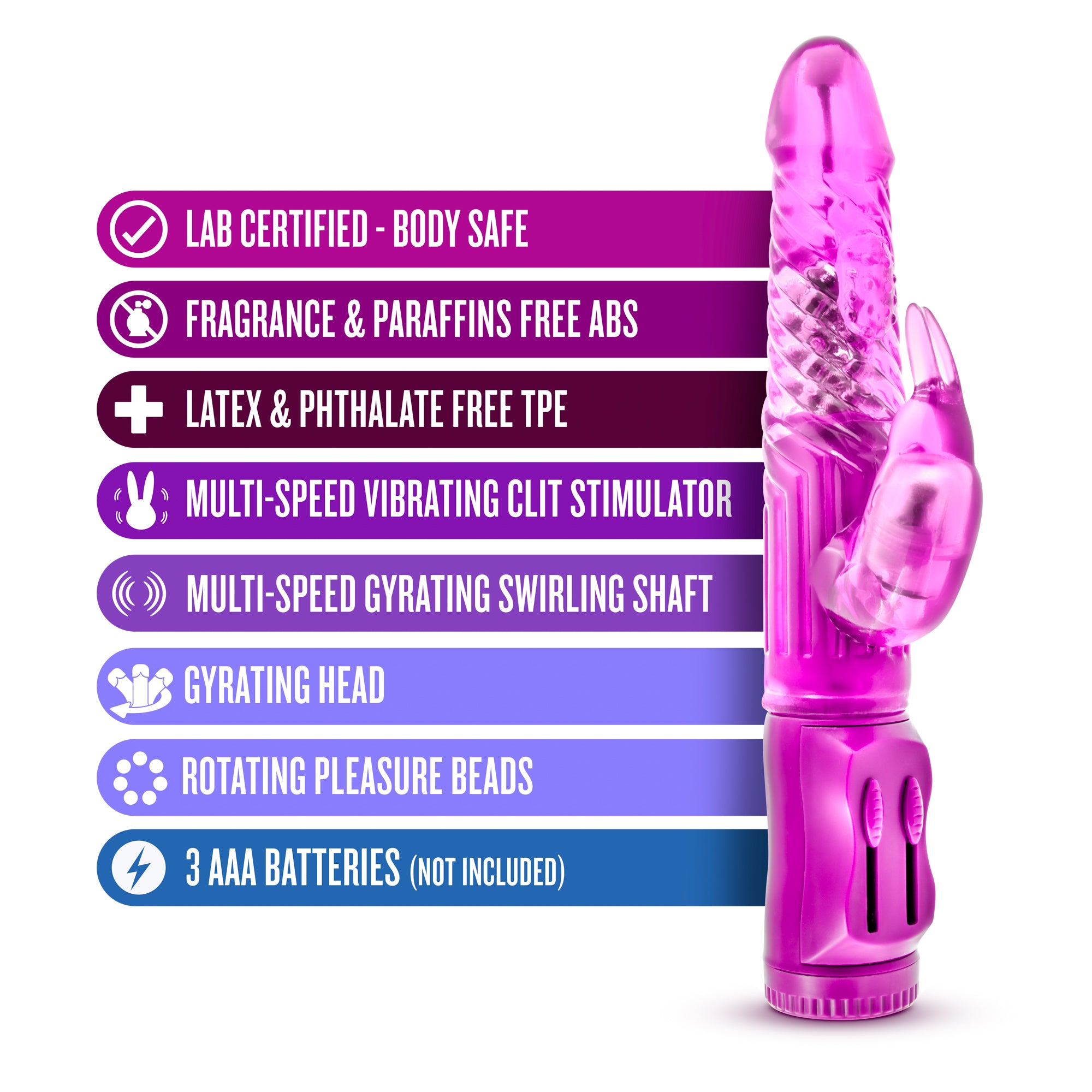 B Yours - Beginner's Bunny - 22.2 cm (8.75'') Rabbit Vibrator VIBRATORS-RABBIT
