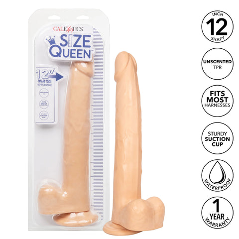 Size Queen 12 Inch Realistic Dildo – Firm 30.5 Cm Dildo > Dildos > Large Dildos