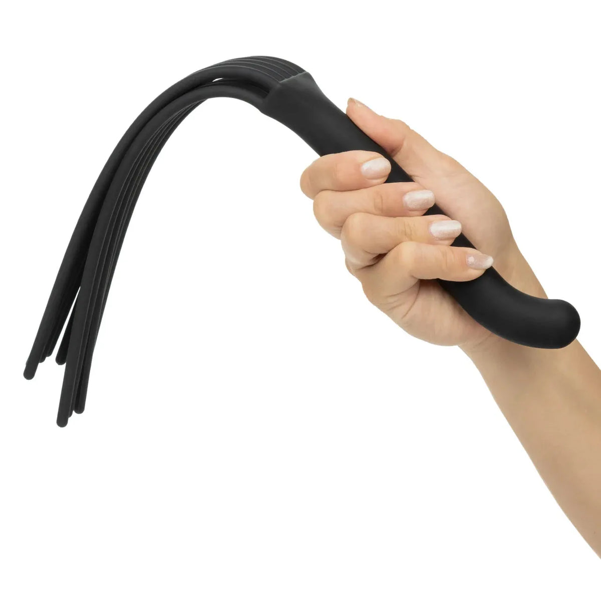 Nocturnal Collection Silicone G-Curve Handle Flogger