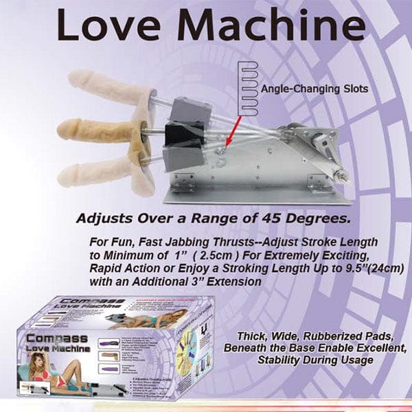 MyWorld MACHINES-PREMIUM Compass Love Machine - Mains Powered Sex Machine