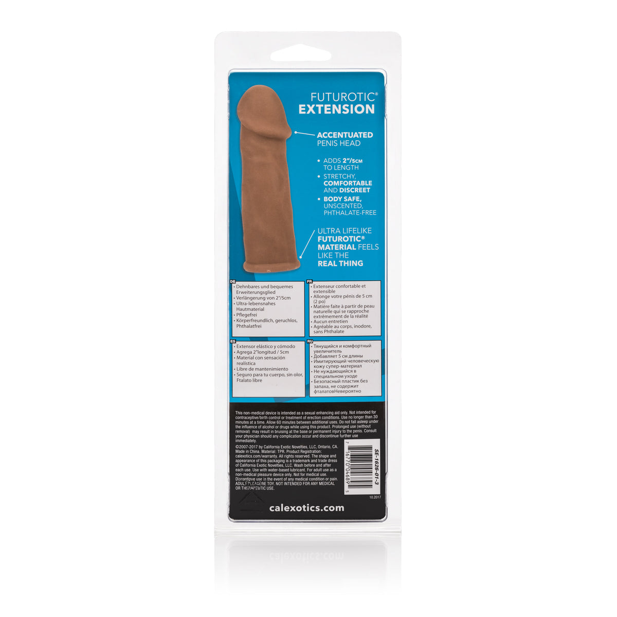 Futurotic Penis Extender (Brown) – Realistic Penis Extender > Sex Toys For Men > Penis Sleeves