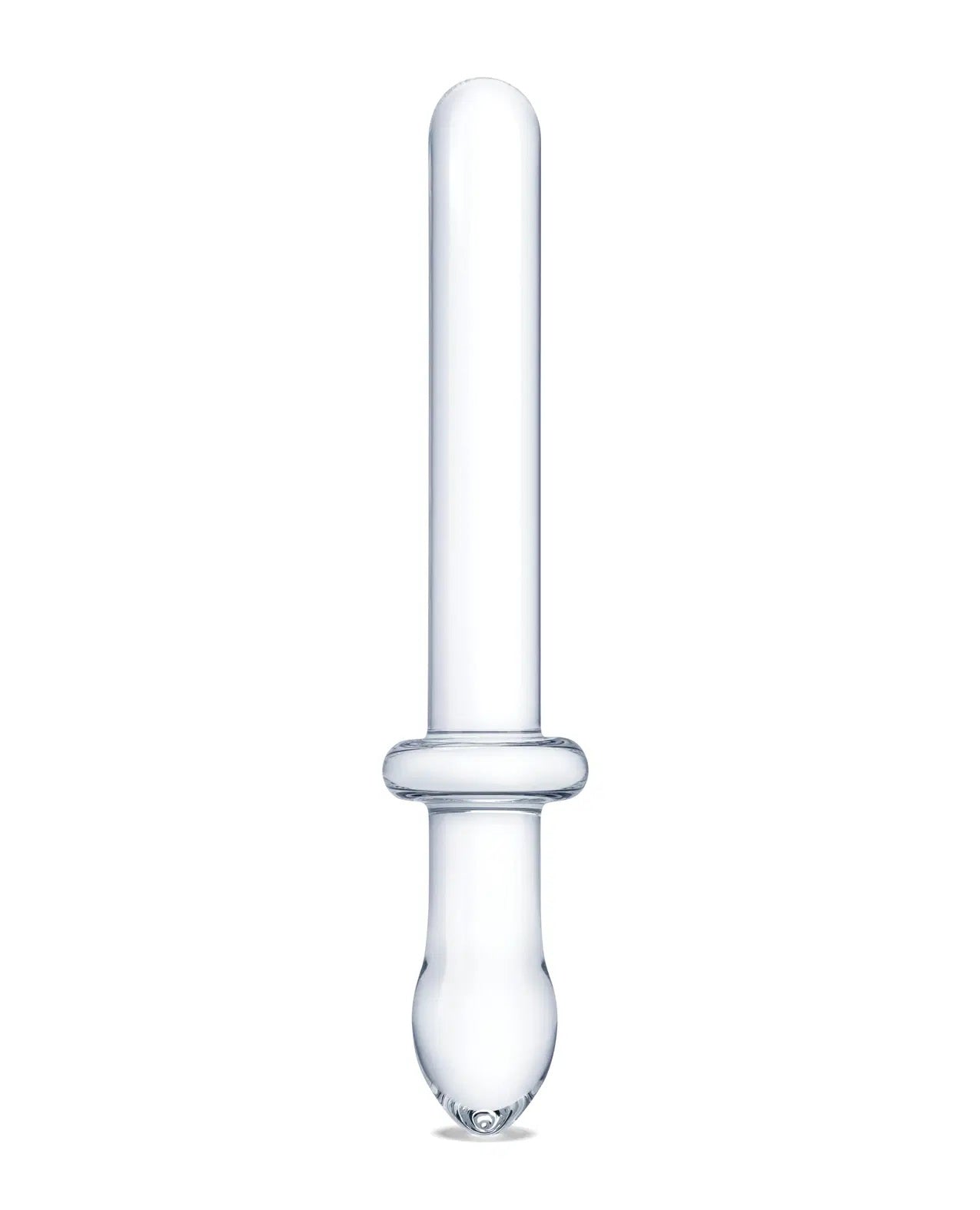Glas 9.25" Classic Smooth Dual-Ended Clear Borosilicate Glass Dildo DONGS Glass