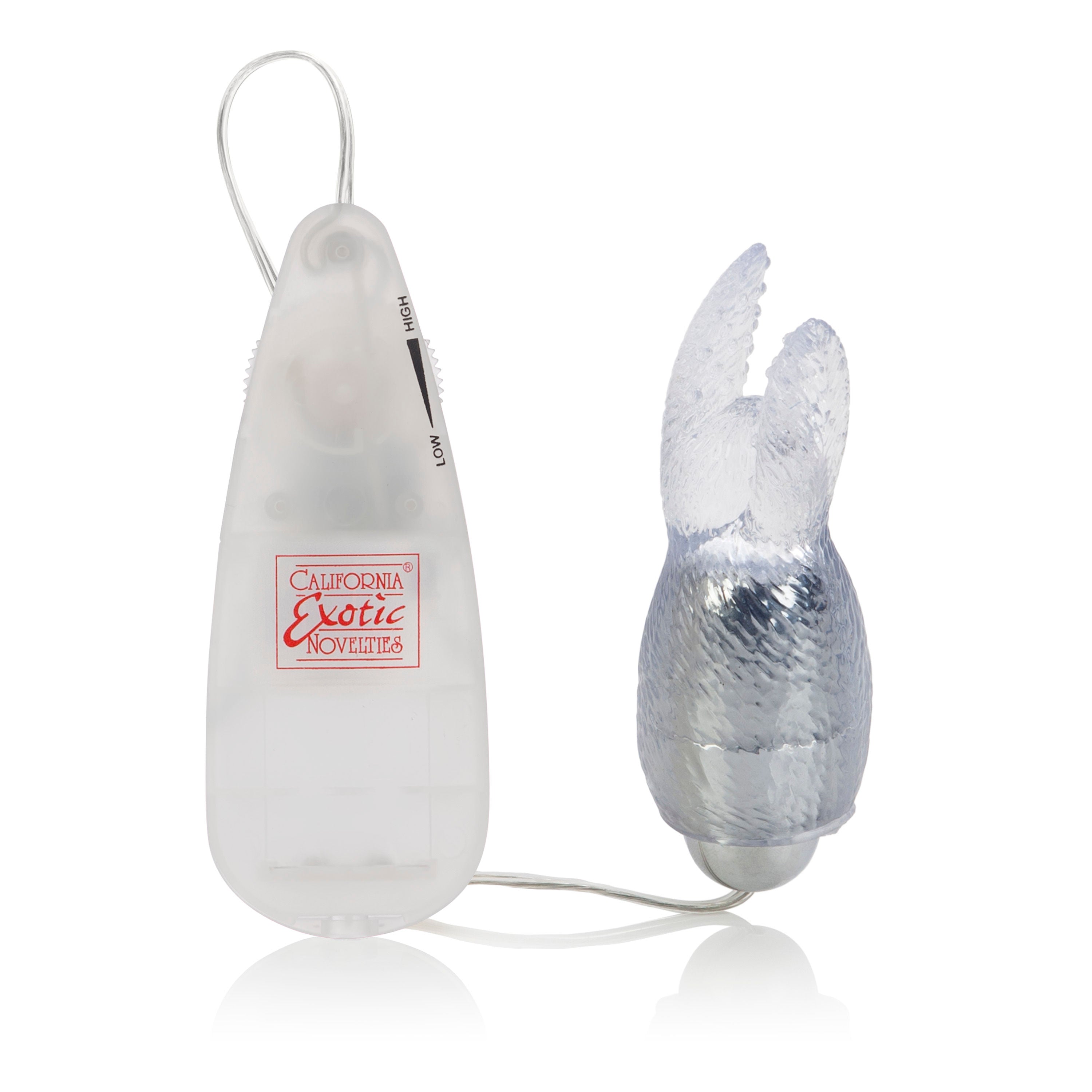 Pocket Exotics Snow Bunny Bullet - Clear VIBRATORS-RABBIT