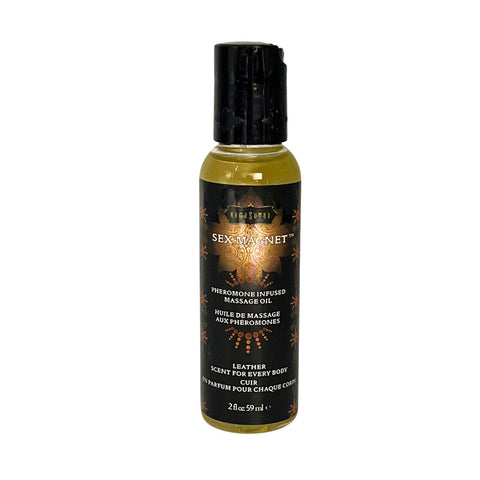 Leather Scented Pheromone Massage Oil for Adults 2 Ounce Default Title Massage Oil