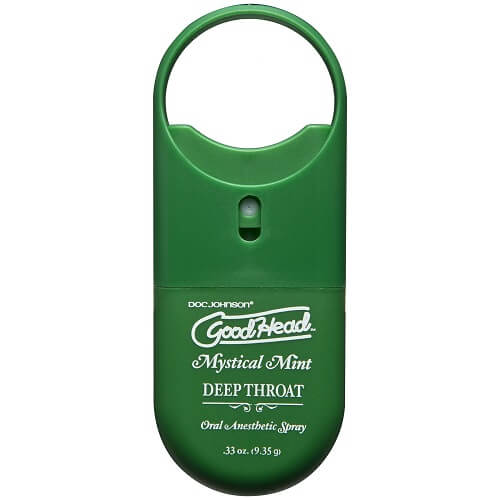GoodHead To Go Deep Throat Spray (Mint) – 9ml Desensitizing Spray Green > Lube > Oral Gels & Sprays