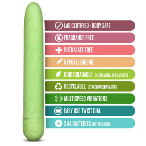 Gaia Eco (Green) – Eco-Friendly Slim Vibrator > Vibrators > Standard Vibrators