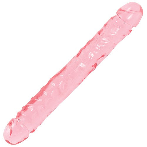 Crystal Jellies 12 Inch Double Dong (Pink) – Large Dildo Pink > Dildos > Double Dildos
