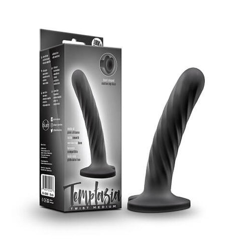 Temptasia Twist 5.5" Dong - Medium Swirling Texture > Realistic Dildos and Vibes > Neutral Dildos