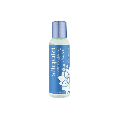 Sliquid Naturals Swirl (Blue Raspberry) – Flavored Water-Based Lubricant Flavoured Lube