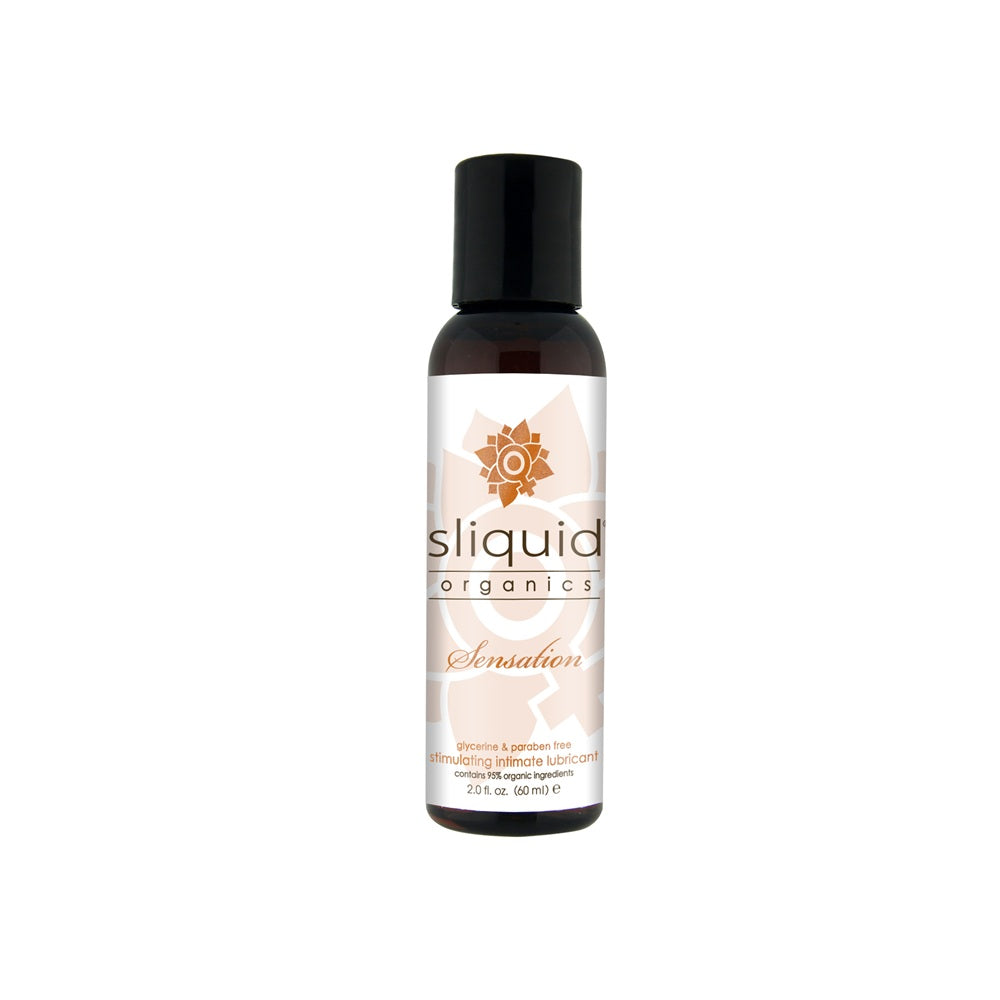 Sliquid Organics Sensation Natural Aloe-Based Stimulating Lubricant Water Based Lube