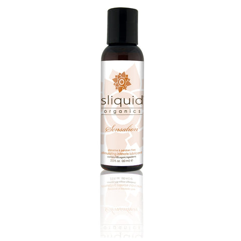 Sliquid Organics Sensation Natural Aloe-Based Stimulating Lubricant Water Based Lube