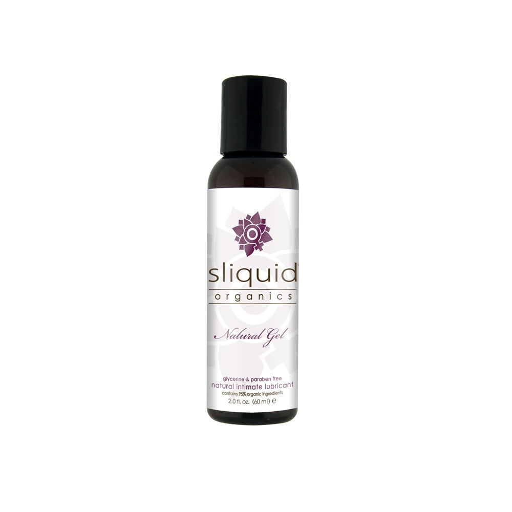 Sliquid Organics Natural Gel Organic Aloe-Based Lubricant 2 Oz Water Based Lube