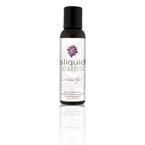 Sliquid Organics Natural Gel Organic Aloe-Based Lubricant 2 Oz Water Based Lube
