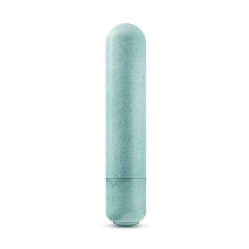 Gaia Eco Bullet (Aqua) – Eco-Friendly 8.9 cm Bullet Vibrator Blue BULLETS