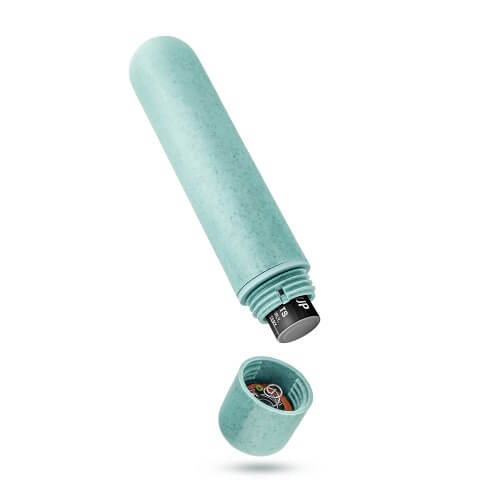Gaia Eco Bullet (Aqua) – Eco-Friendly 8.9 cm Bullet Vibrator BULLETS