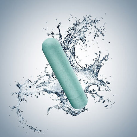 Gaia Eco Bullet (Aqua) – Eco-Friendly 8.9 cm Bullet Vibrator BULLETS