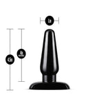Anal Adventures 3 Pc Basic Plug Kit (Black) – Beginner 4 Inch and Medium > Anal Range > Butt Plug Kits