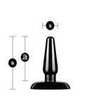 Anal Adventures 3 Pc Basic Plug Kit (Black) – Beginner 4 Inch and Medium > Anal Range > Butt Plug Kits