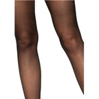 Sheer Black Thigh High Stockings with Lace Garterbelt One Size > Clothes > Hosiery > Garterbelt Sets