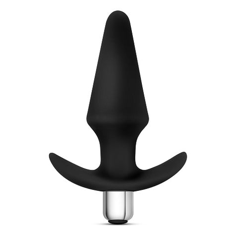 Luxe Discover Black Anal Plug with Vibrating Bullet 4 Inch Black > Anal Range > Vibrating Butt Plugs
