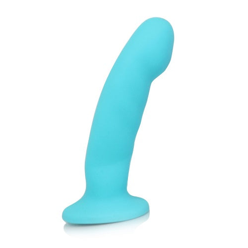 Cici– Silicone G-Spot 5" Dong with Satin Smooth Finish - Pink / Purple / Blue Blue > Dildos > Neutral Dildos