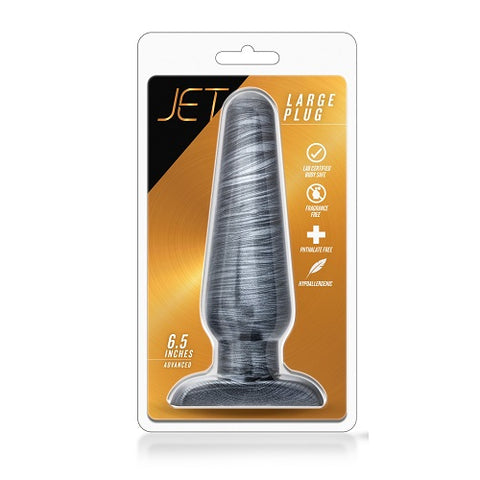 HoneysPlace Jet Large Plug (Carbon Metallic Black) – Large Anal Plug Butt Plugs