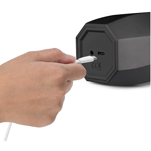 M for Men Storm (White) – Ribbed Masturbator Cup Vibrator with 7 Vibration Functions and Suction > Sex Toys For Men > Masturbators > Vibrating