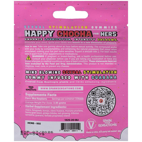 Happy Chocha Hers Sexual Stimulation Gummies (2 Pack) – Natural Libido Enhancer Edible > Essentials > Womens Enhancers