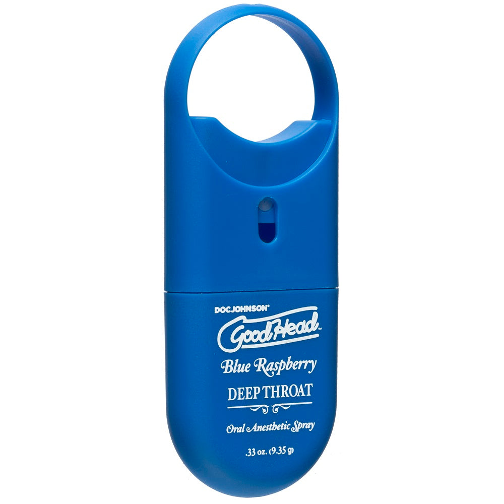 GoodHead Deep Throat Spray To-Go – Oral Numbing Spray - Blue Raspberry 9ml > Lube > Oral Gels & Sprays
