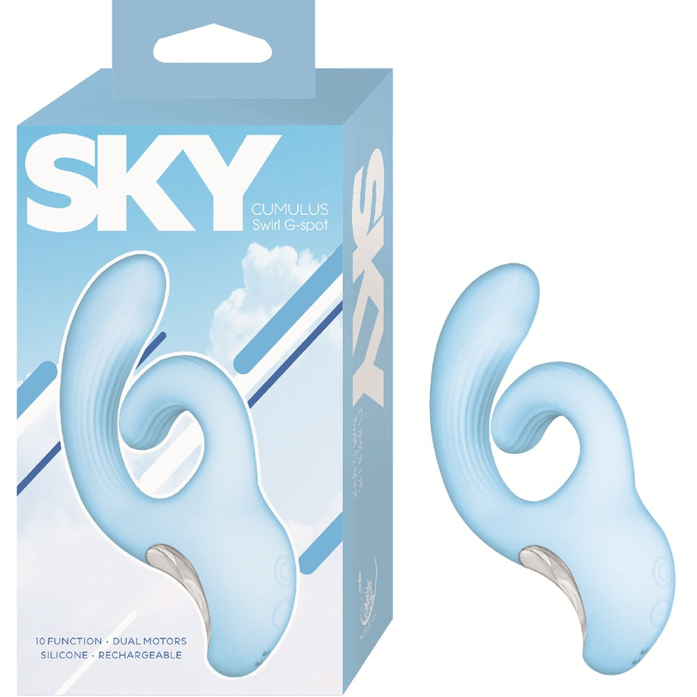 Nasstoys Sky Cumulus Swirl – USB Rechargeable G-Spot Vibrator Blue > Vibrators > G-Spot