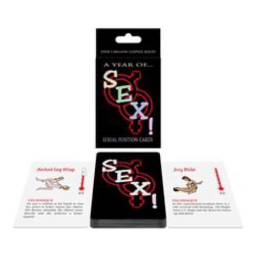 A Year of Sex Card Game – Adult Couples Party Card Game Default Title > Novelties > Card Games