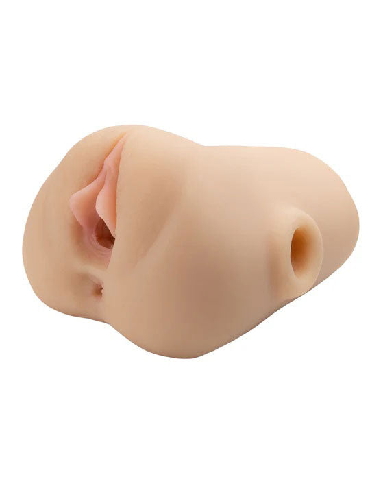 Pdx Plus Double Pounder Vibrating Squeeze Stroker Toy Light > Sex Toys For Men > Masturbators > Manual