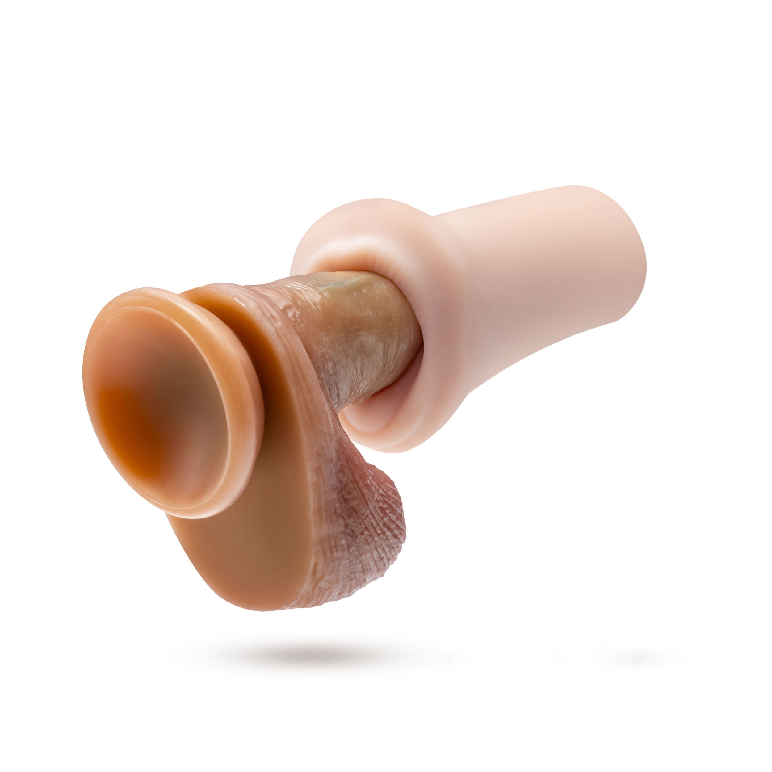 Enlust Candi Beige Male Stroker Ultra-Soft AI Partner Toy Beige Strokers - Manual