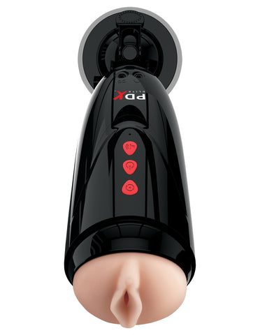 Pipedream Extreme Toyz Elite Stroker 10-Inch Vibrating Masturbator Strokers - Auto
